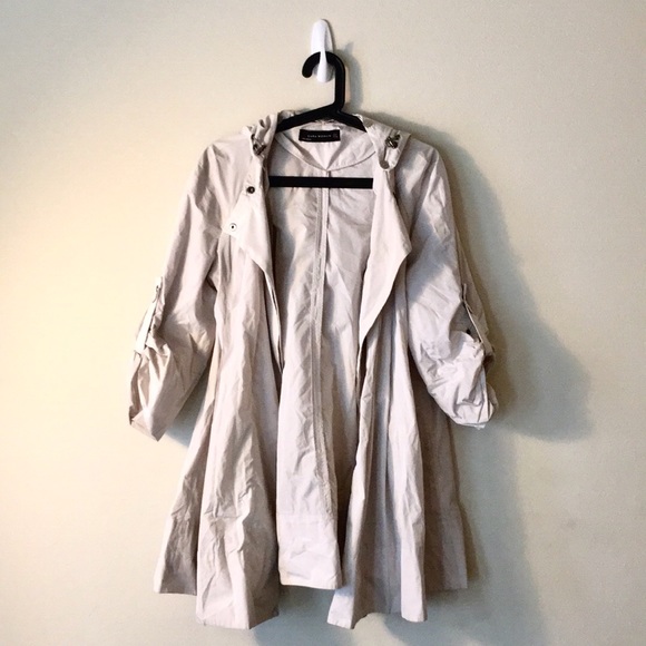 Zara Jackets & Blazers - Zara | Lightweight Tan Rain Coat